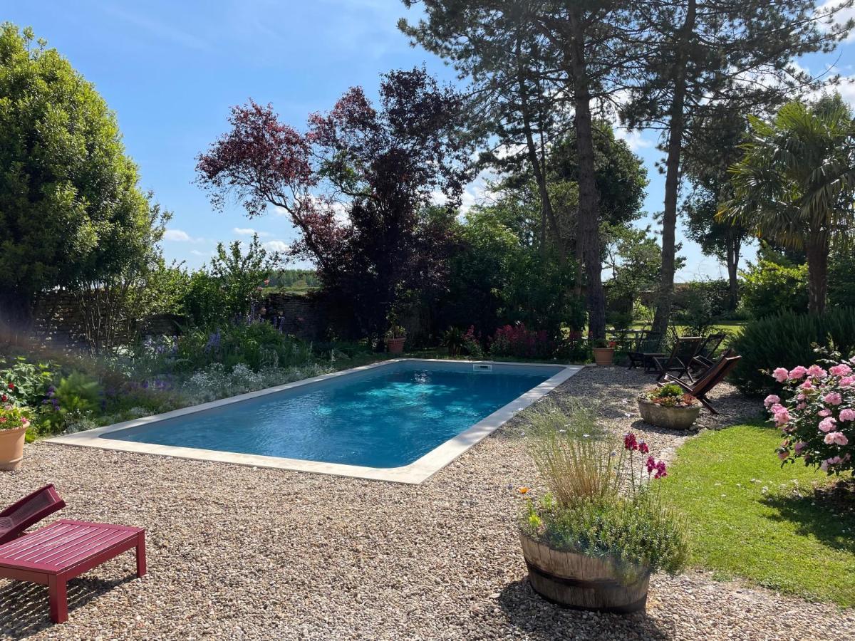 Fleurs De Vignes Piscine Bed & Breakfast Montagny-les-Beaune Ngoại thất bức ảnh